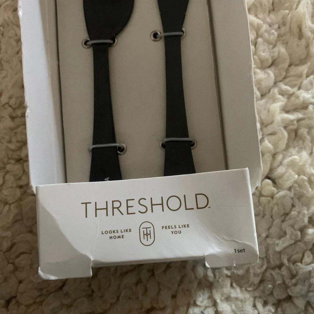 Threshold Bridgeport‎ Black Stylish Cheese Knives